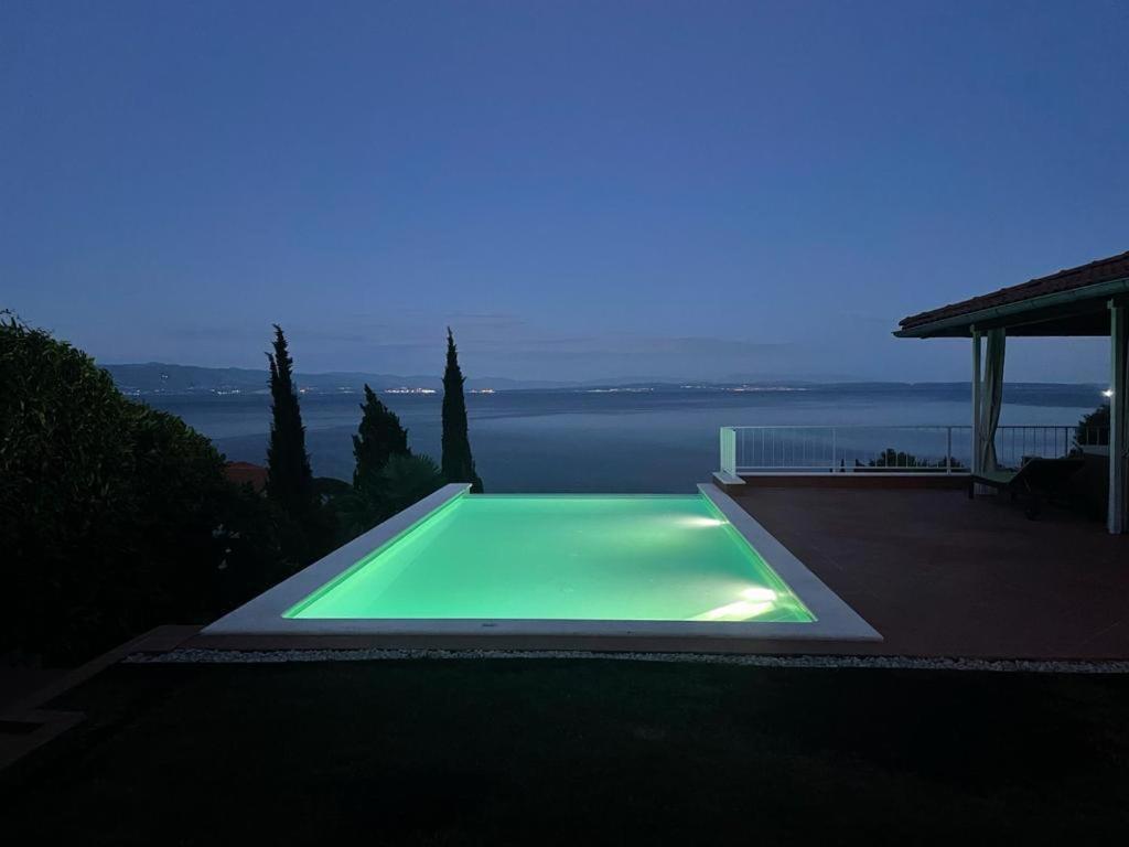 Villa Lovran - 150M To The Beach - Infinity Pool - Incredible Sea View - Fitness Room Екстер'єр фото