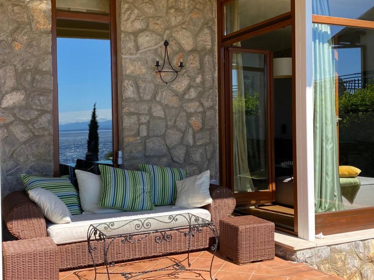 Villa Lovran - 150M To The Beach - Infinity Pool - Incredible Sea View - Fitness Room Екстер'єр фото