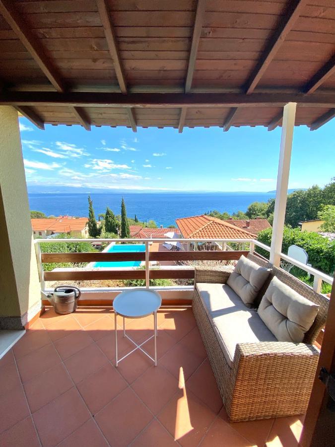 Villa Lovran - 150M To The Beach - Infinity Pool - Incredible Sea View - Fitness Room Екстер'єр фото