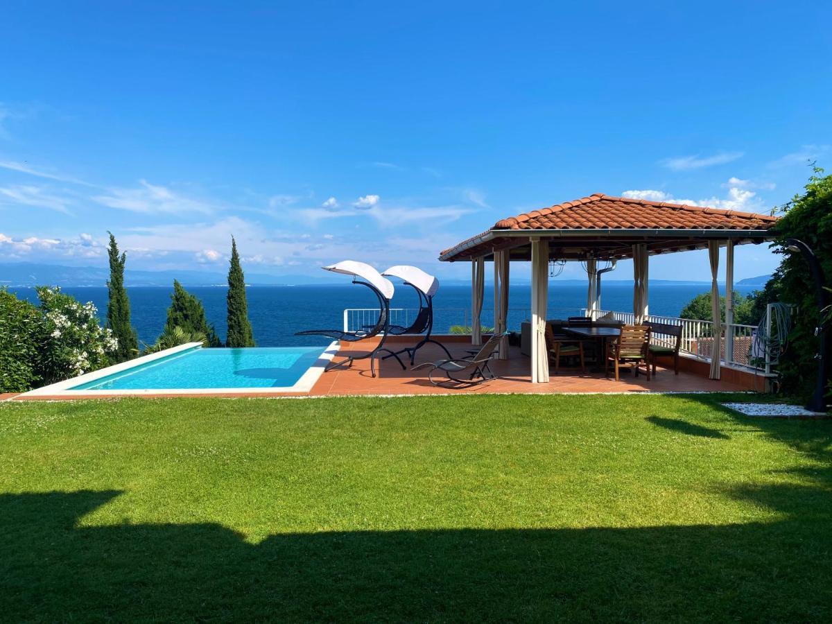 Villa Lovran - 150M To The Beach - Infinity Pool - Incredible Sea View - Fitness Room Екстер'єр фото
