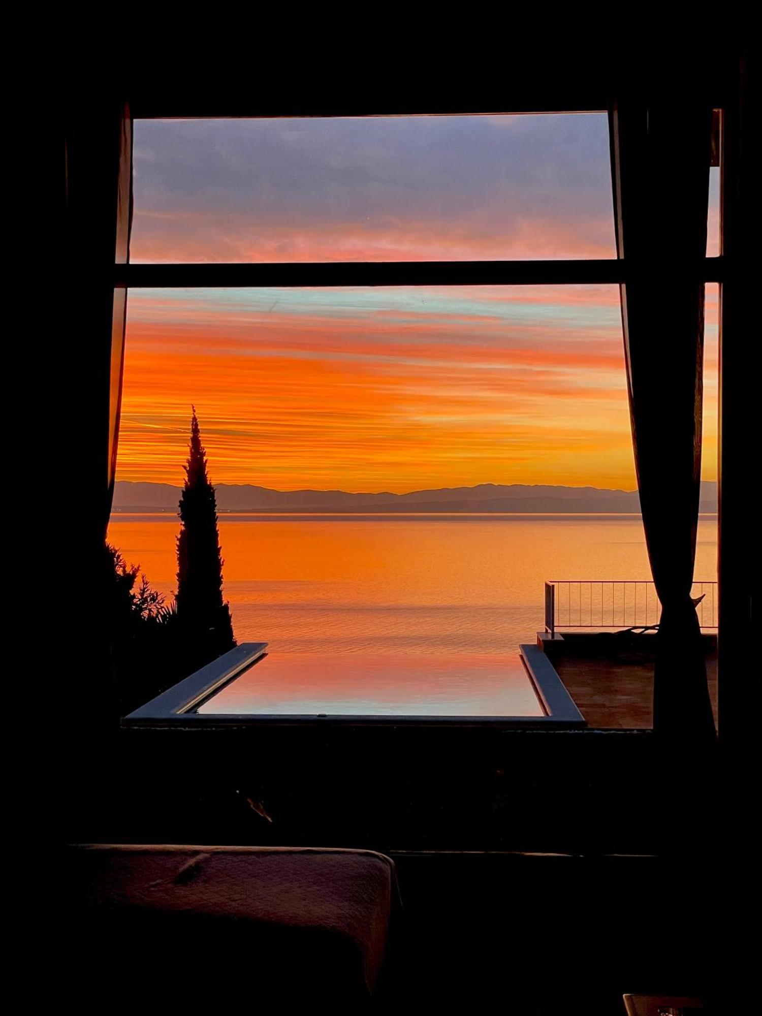 Villa Lovran - 150M To The Beach - Infinity Pool - Incredible Sea View - Fitness Room Екстер'єр фото