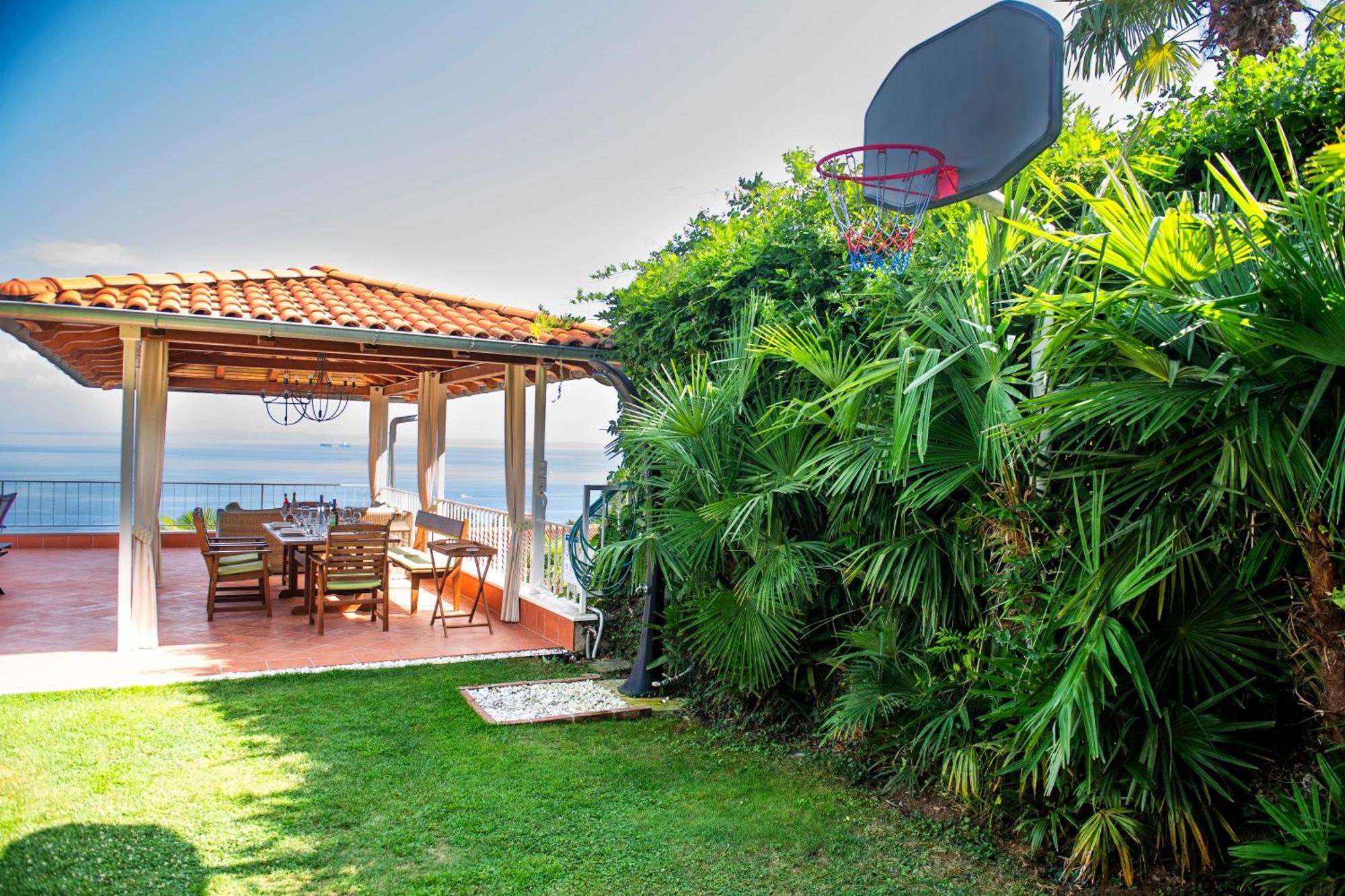 Villa Lovran - 150M To The Beach - Infinity Pool - Incredible Sea View - Fitness Room Екстер'єр фото