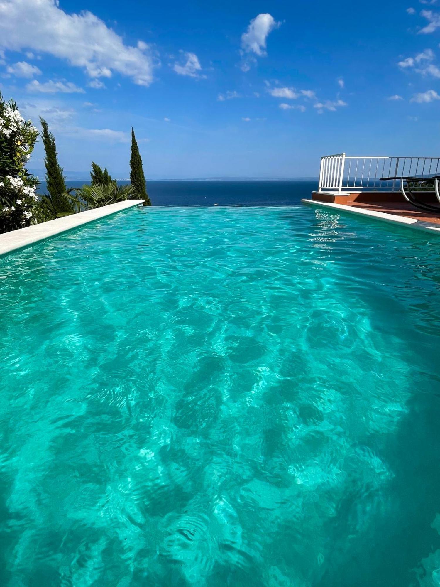 Villa Lovran - 150M To The Beach - Infinity Pool - Incredible Sea View - Fitness Room Екстер'єр фото