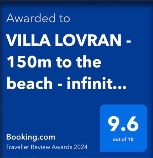 Villa Lovran - 150M To The Beach - Infinity Pool - Incredible Sea View - Fitness Room Екстер'єр фото